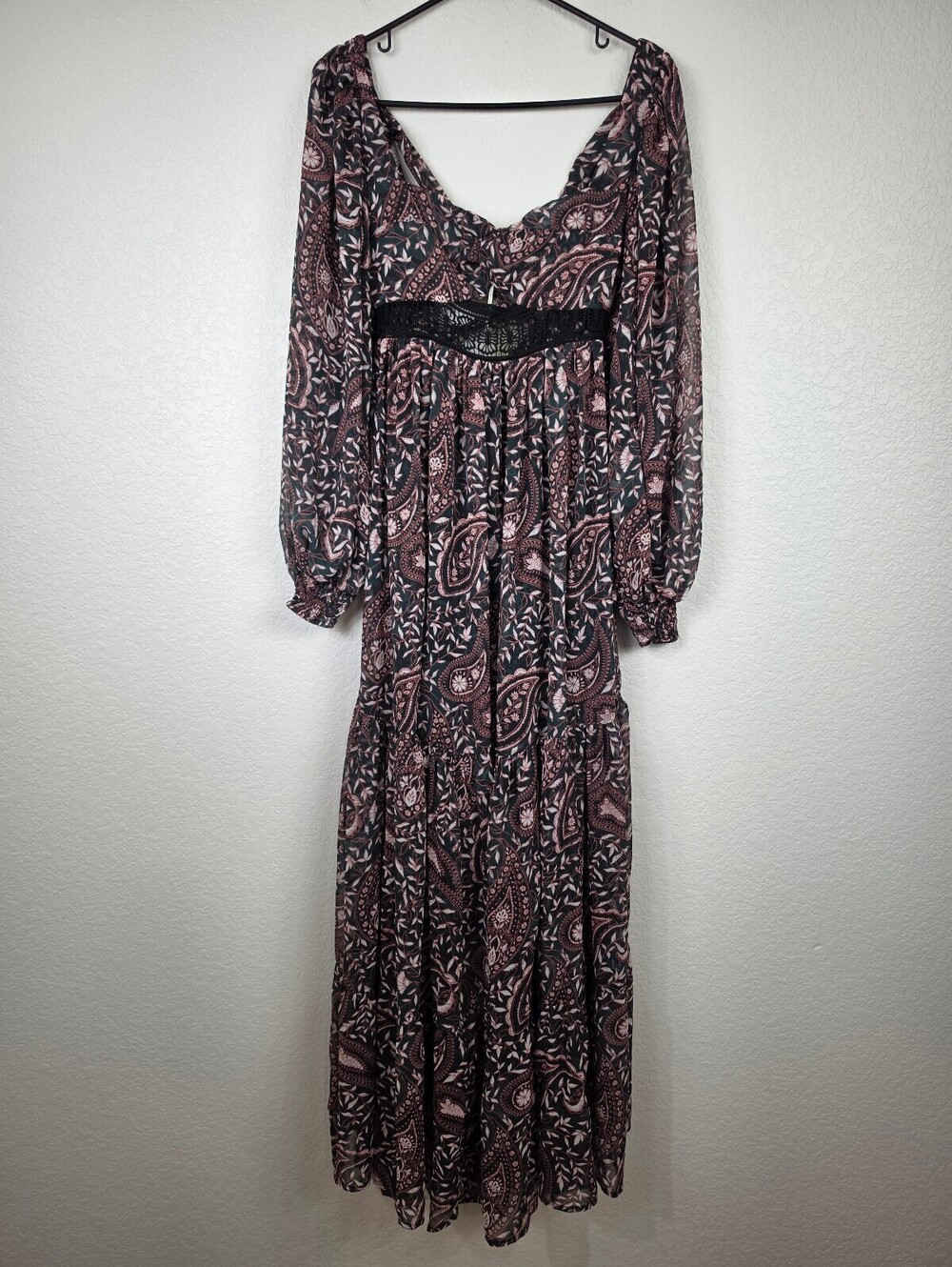 NWT $288 Free People Strappy Boho Maxi Dress